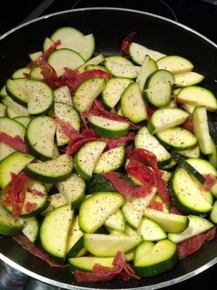 Zucchini Gratin auf Italienisch