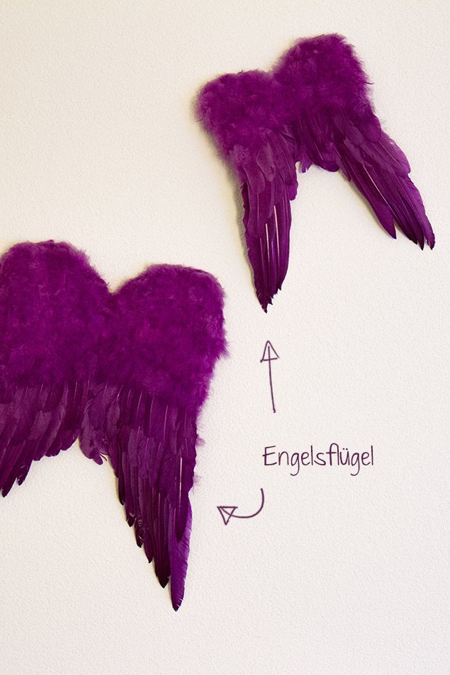 Adventsdeko in violett