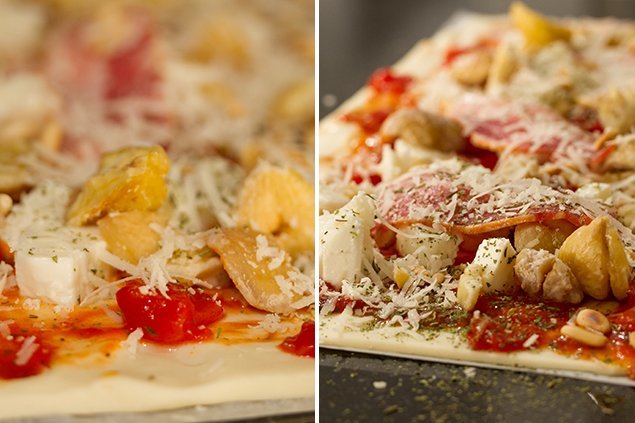 Maroni-Speck Pizza