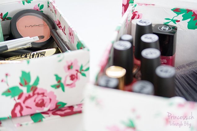 Aufbewahrung: Schmuck, Make up und Manicure