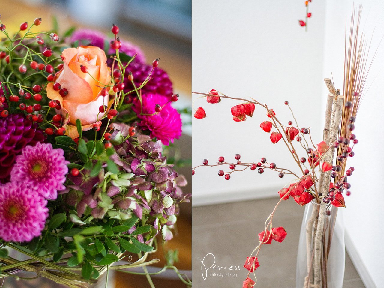 Herbst Deko von DEPOT und Kürbis Flan Rezept