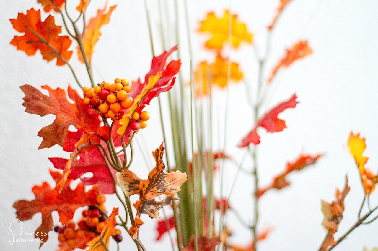 Herbst Deko von DEPOT und Kürbis Flan Rezept