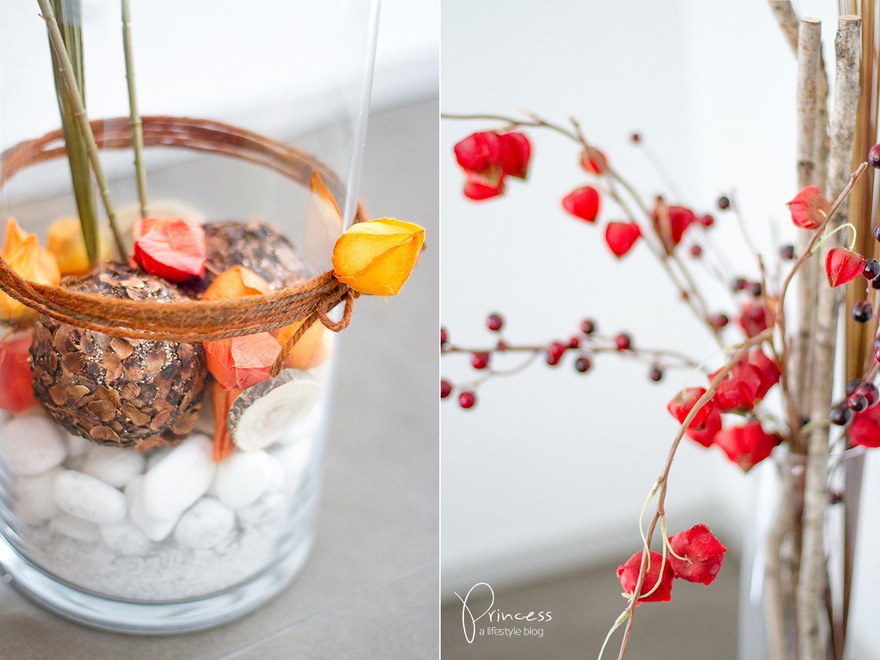 Herbst Deko von DEPOT und Kürbis Flan Rezept