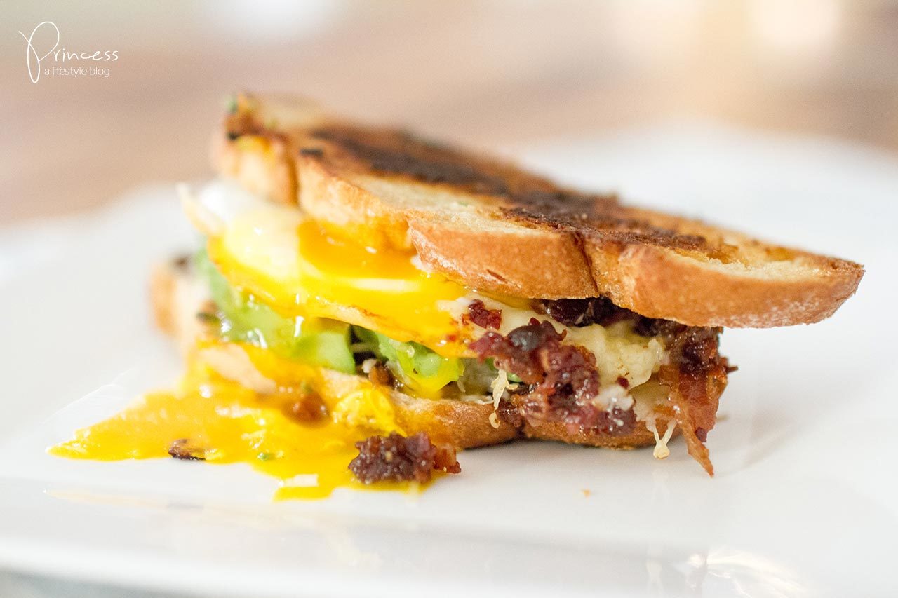 Bacon Jam and Avocado Grilled Cheese Sandwich