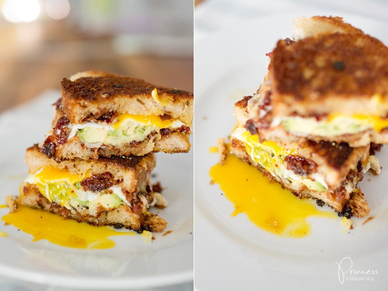 Bacon Jam and Avocado Grilled Cheese Sandwich