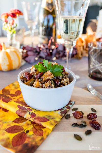 Quinoa-Kürbis-Salat mit Cranberries