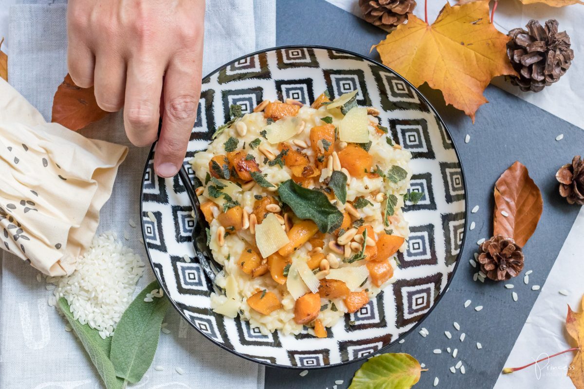 Risotto mit Kürbis - Herbst Rezept
