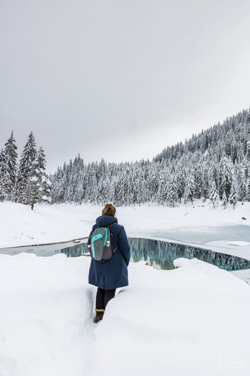 Caumasee im Winter - Ausflugsziele Schweiz