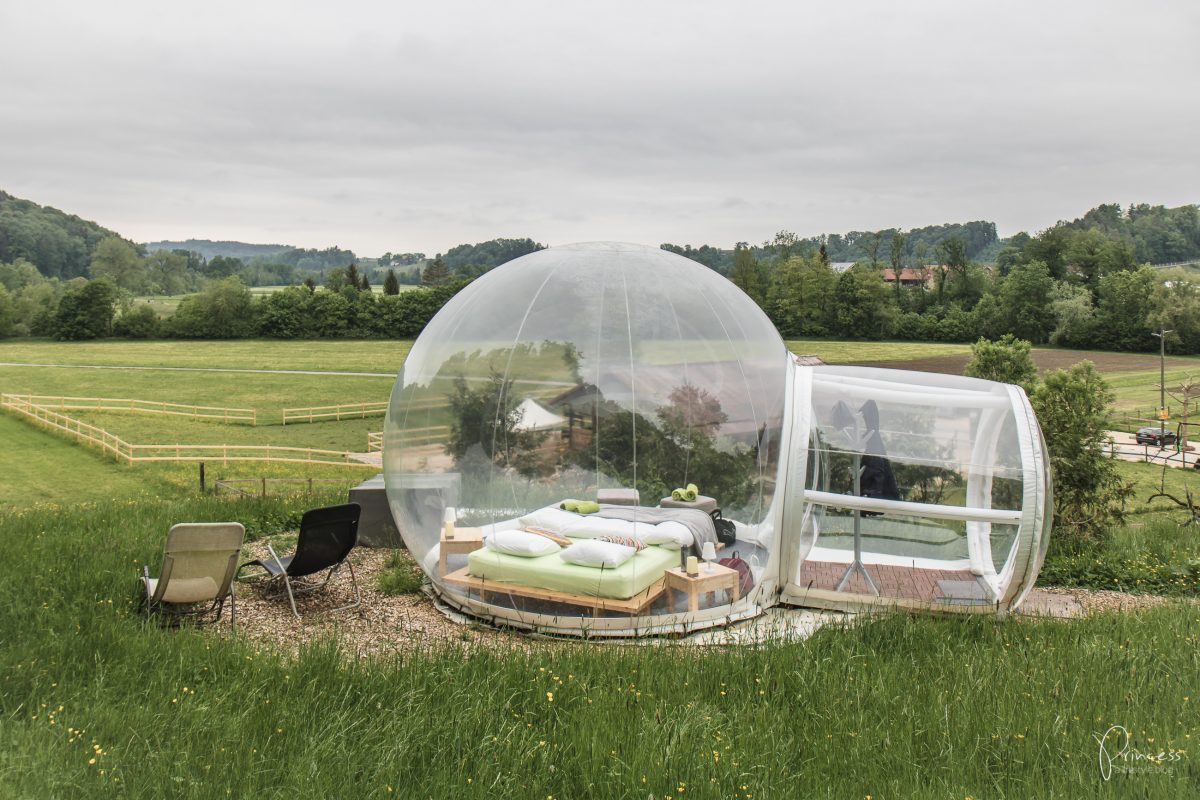 Bubble Hotel, Thurgau: eine Nacht unter Sternen