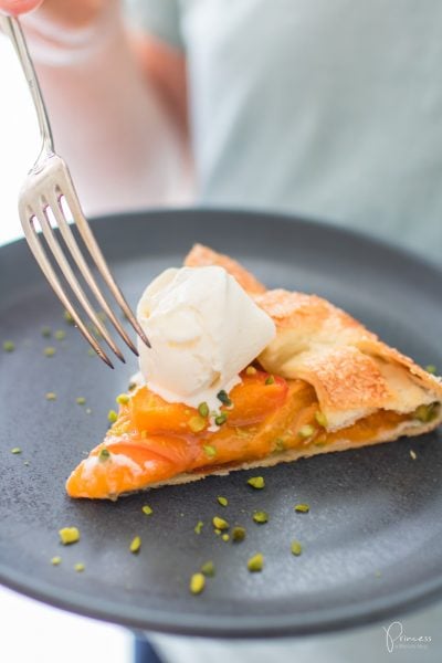 Rezept: Aprikosen Pistazien Galette