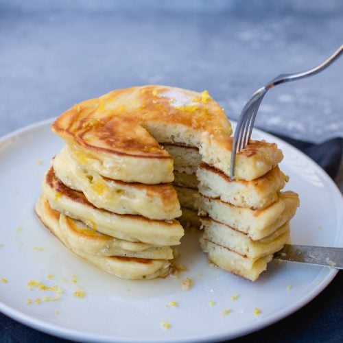 Rezept: Ricotta Zitronen Pancakes