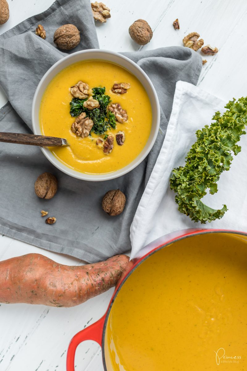 Süsskartoffel Pastinaken Suppe
