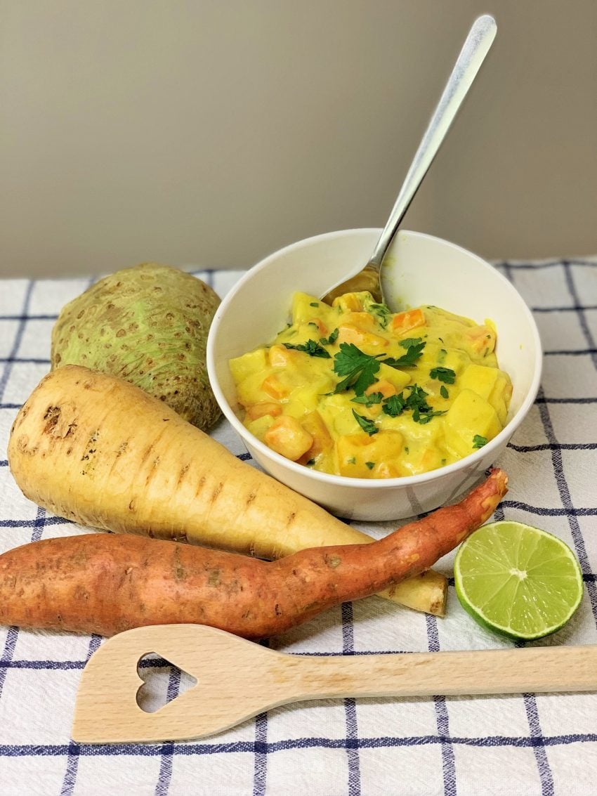 Süsskartoffel Pastinaken Suppe