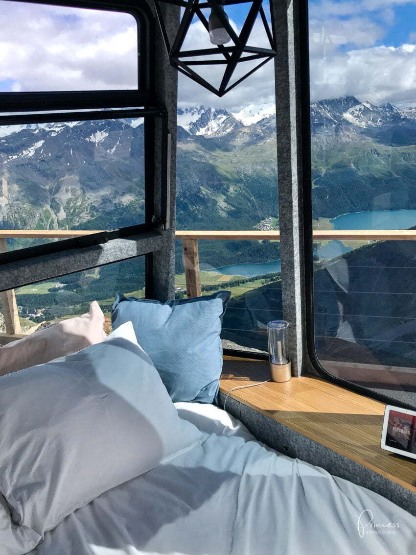 Tiny House Gondel - übernachten auf 3'000 Metern