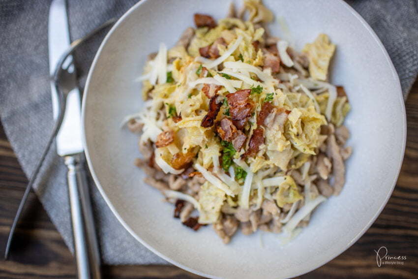 Marroni Spätzli mit Wirz-Gemüse