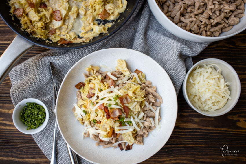 Marroni Spätzli mit Wirz-Gemüse