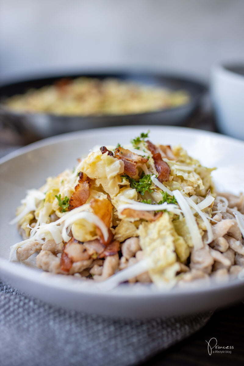 Marroni Spätzli mit Wirz-Gemüse