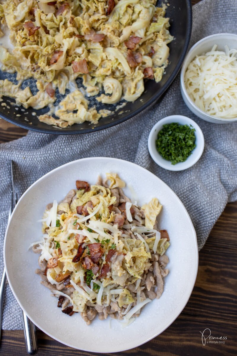 Marroni Spätzli mit Wirz-Gemüse