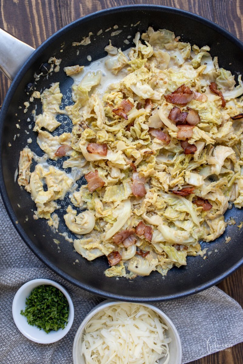 Marroni Spätzli mit Wirz-Gemüse