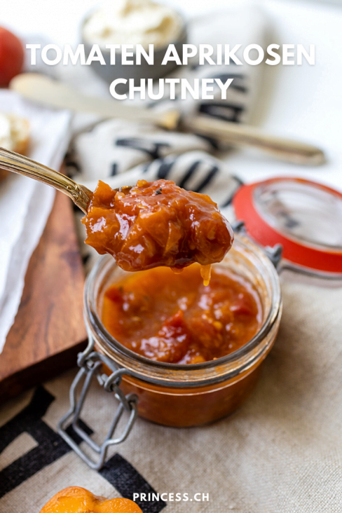 Tomaten Aprikosen Chutney - Foodblog Princess.ch