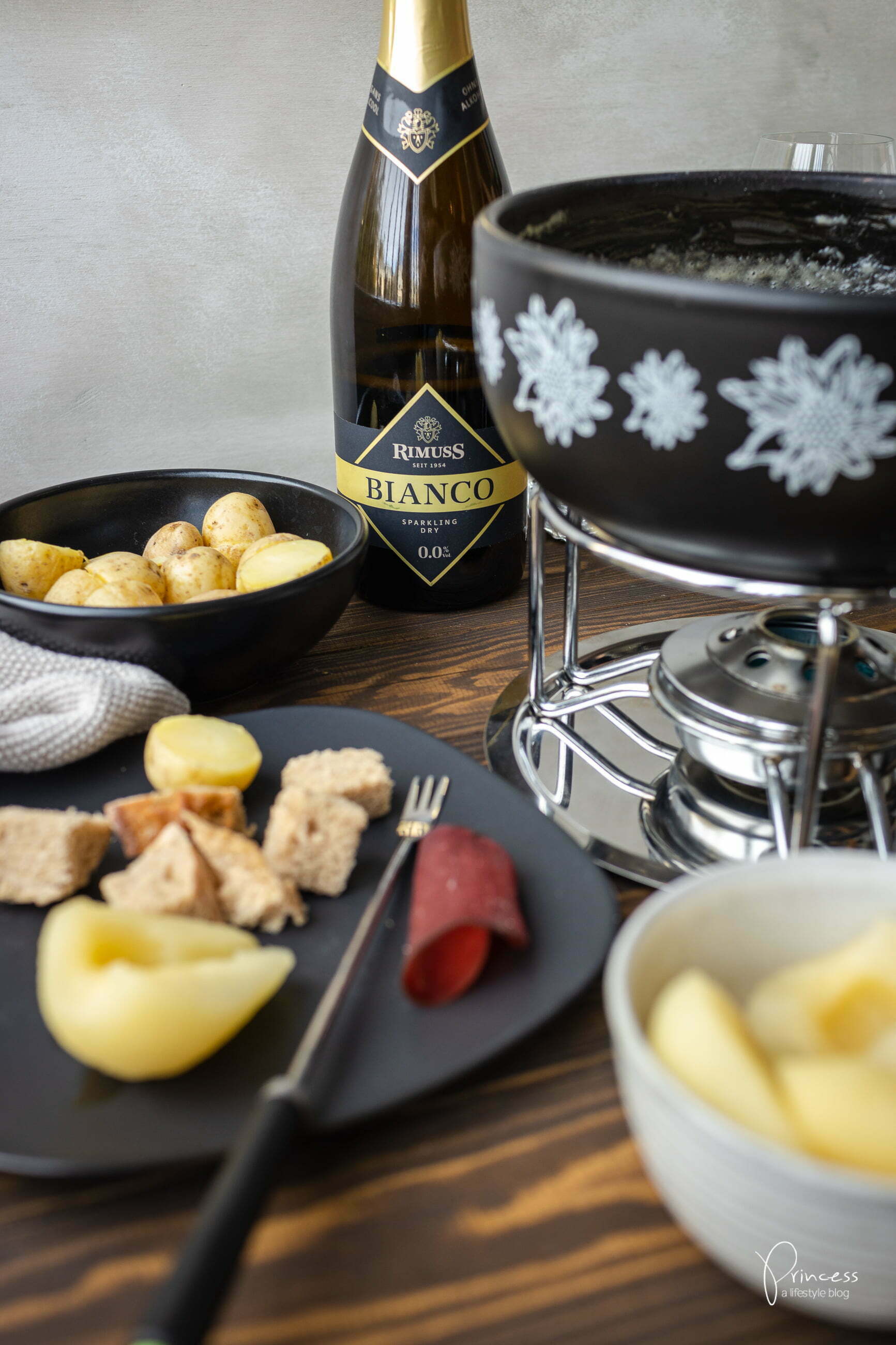 Käse Fondue alkoholfrei