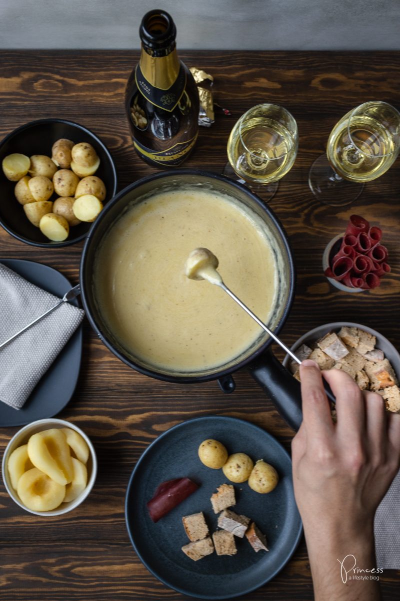 Käse Fondue alkoholfrei