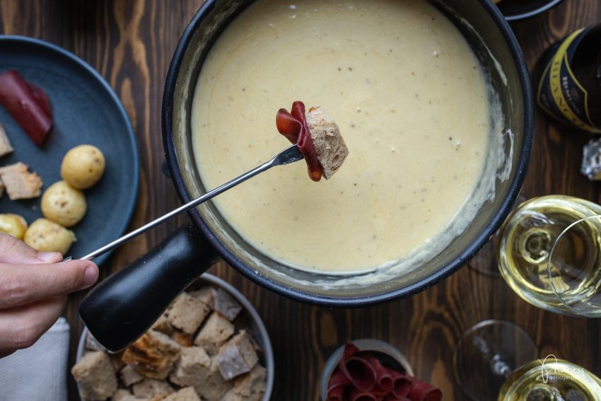 Käse Fondue alkoholfrei