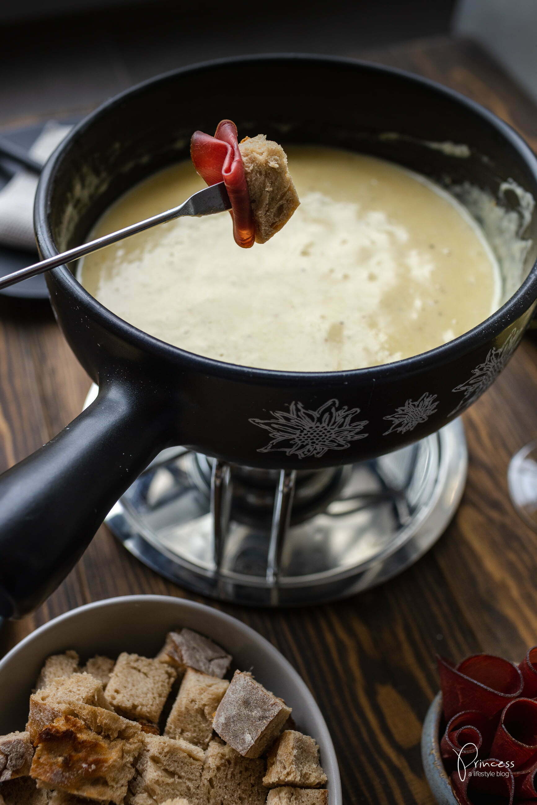 Käse Fondue alkoholfrei