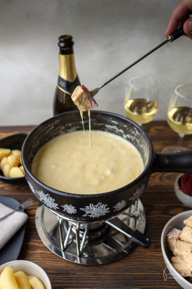 Käse Fondue alkoholfrei