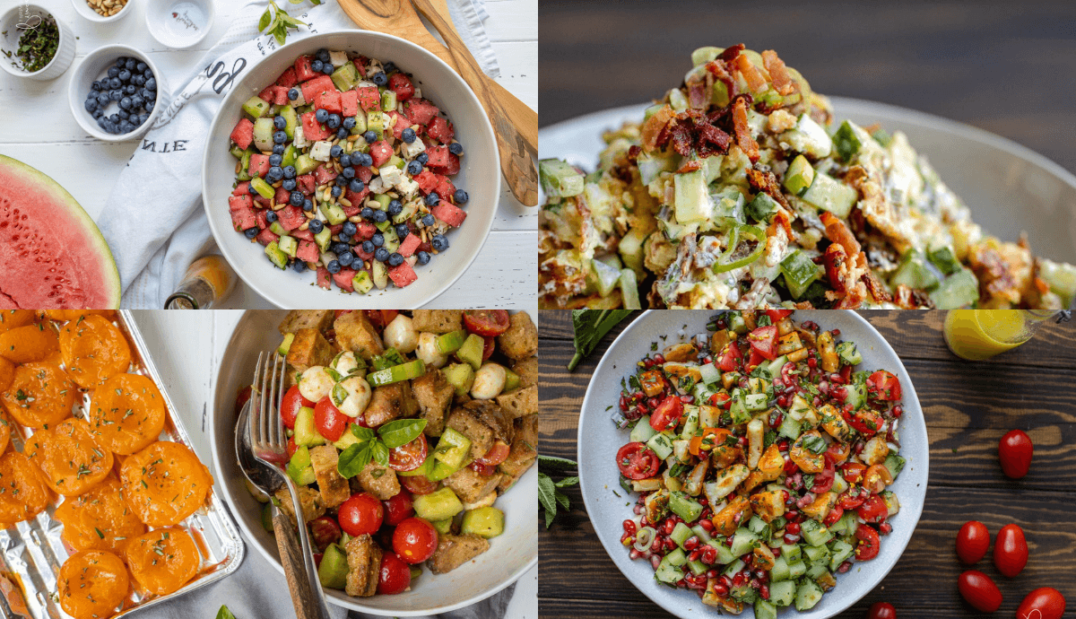 8 Sommersalate & Salat Rezepte, die nie langweilig werden