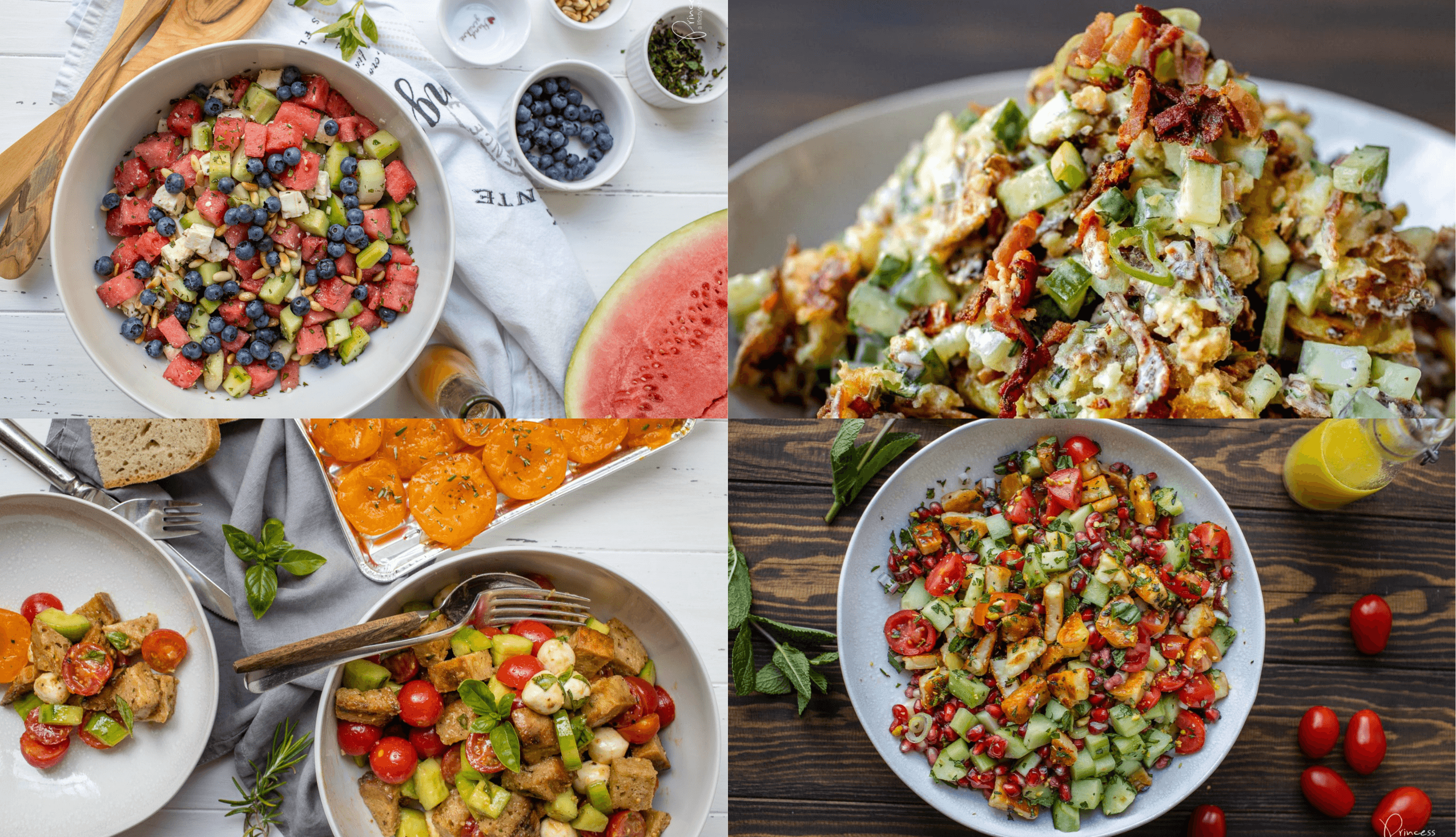 8 Sommersalate & Salat Rezepte, die nie langweilig werden